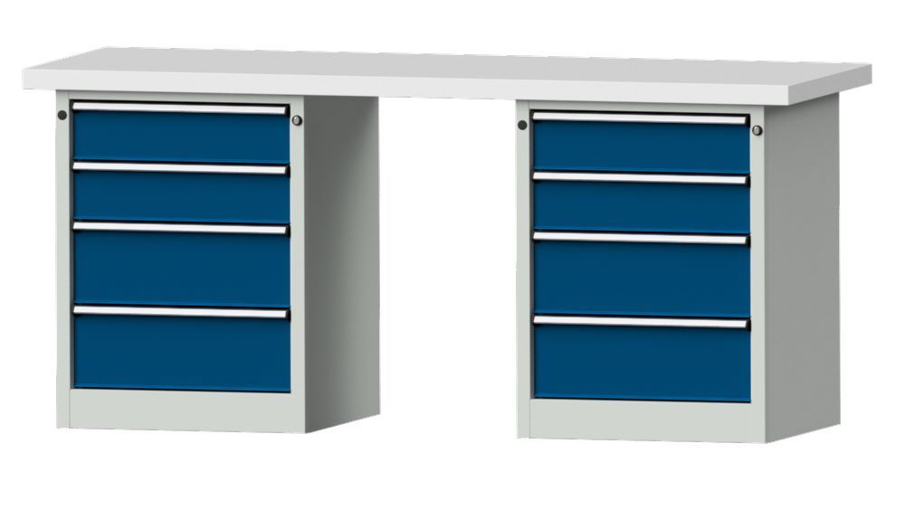 Produktbild Anke Kombiwerkbank 2000 x 900 mm Kunststoffplatte 50 mm V2000 Modell 840 V