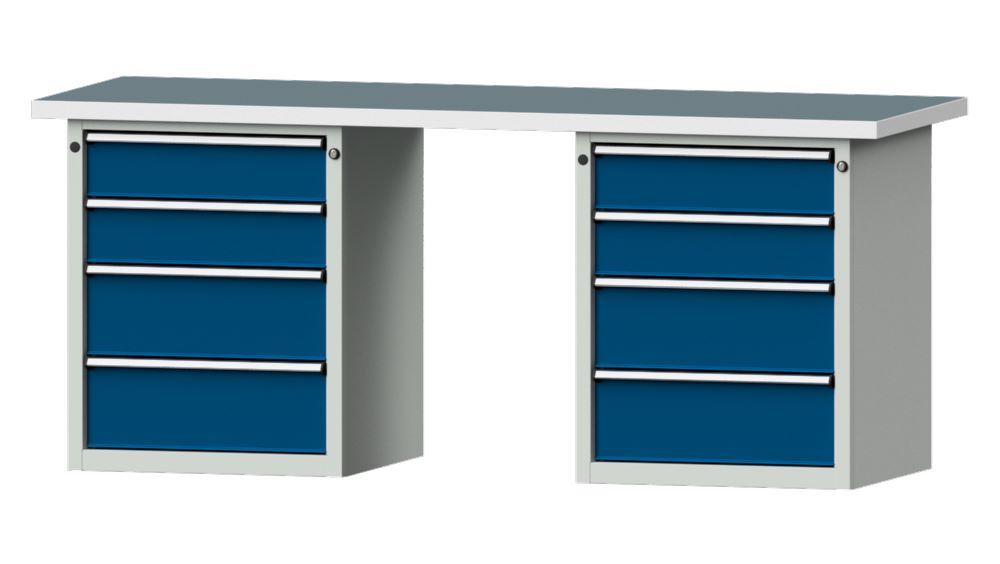 Produktbild Anke Kombiwerkbank 2000 x 840 mm Universalplatte 40 mm V2000 Modell 840 V