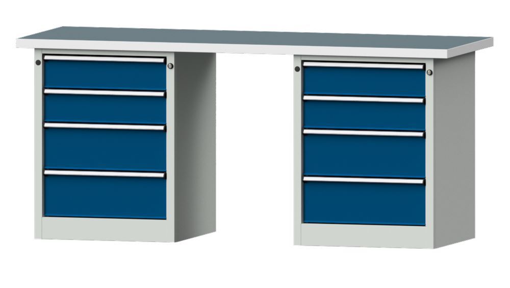 Produktbild Anke Kombiwerkbank 2000 x 890 mm Universalplatte 40 mm V2000 Modell 840 V