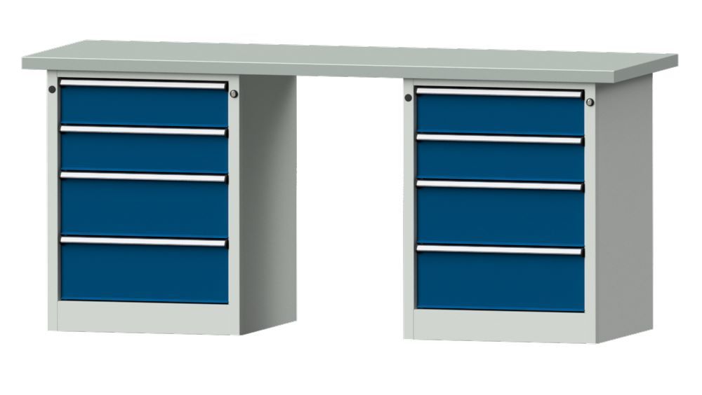 Produktbild Anke Kombiwerkbank 2000 x 890 mm Blechbelag 40 mm V2000 Modell 840 V