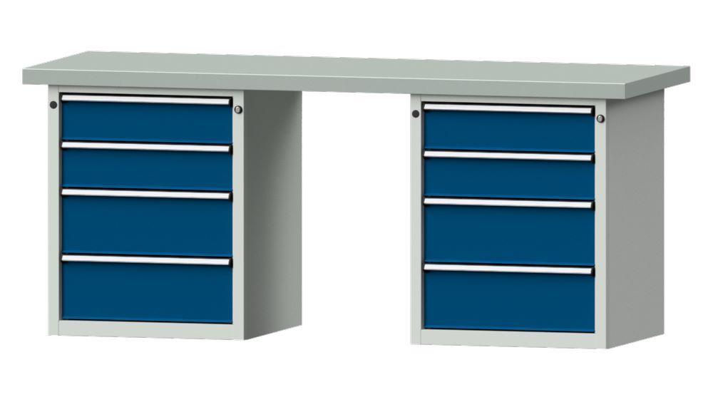 Produktbild Anke Kombiwerkbank Serie V 2000 Modell 840 V B 2000 x T 700 x H 850 mm