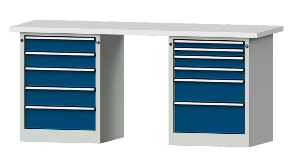 Produktbild Anke Kombiwerkbank Serie V 2000 Modell 841 V mit Kunststoffschichtplatte