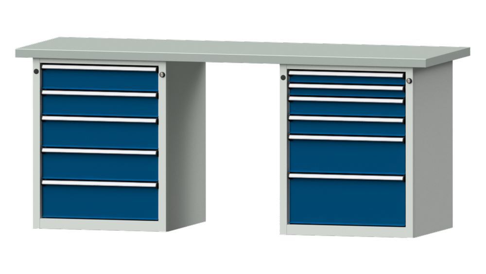 Produktbild Anke Kombiwerkbank Serie V 2000 Modell 841 V Arbeitsplatte Höhe 40 mm