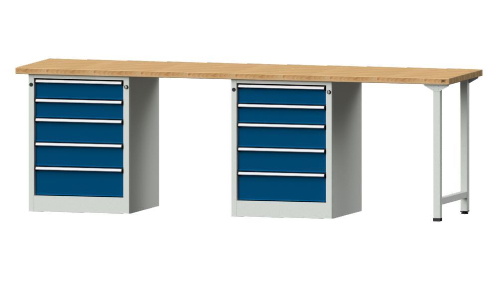 Produktbild Anke Kombiwerkbank Serie V 2800 Modell 915 V Buche-Massiv 40 mm