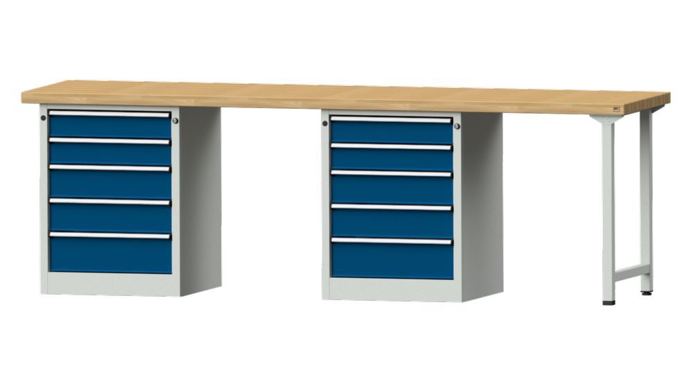 Produktbild Anke Kombiwerkbank Serie V 2800 Modell 915 V RAL 7035 / 5010