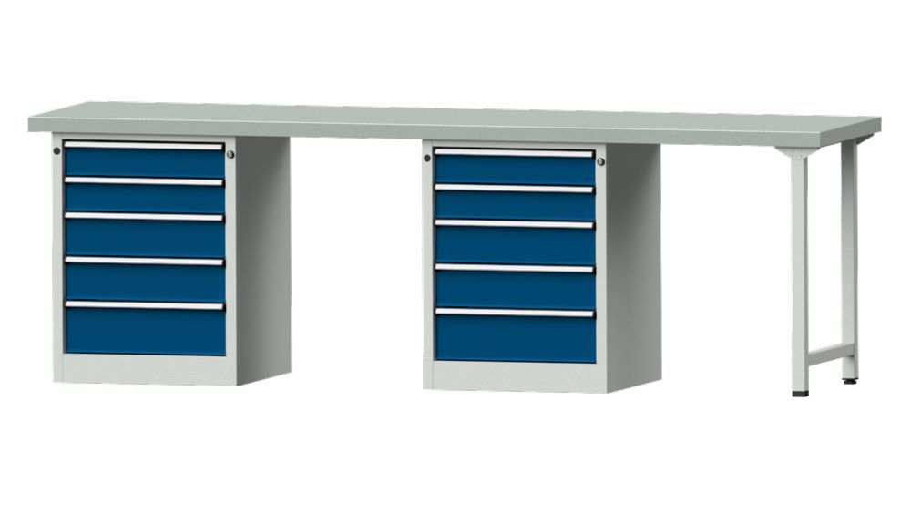 Produktbild Anke Kombiwerkbank Serie V 2800 Modell 915 V RAL 7035/5010