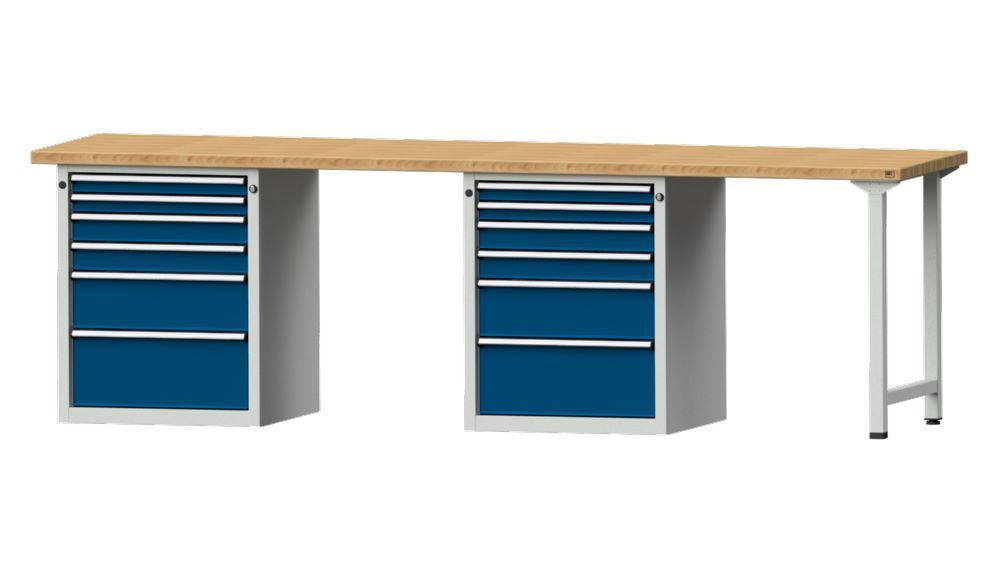 Produktbild Anke Kombiwerkbank Serie V 2800 Modell 916 V Arbeitsplatte Höhe 40 mm