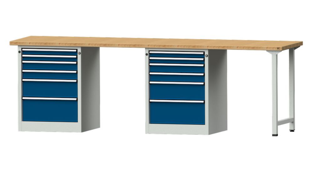 Produktbild Anke Kombiwerkbank Serie V 2800 Modell 916 V RAL 7035/5010