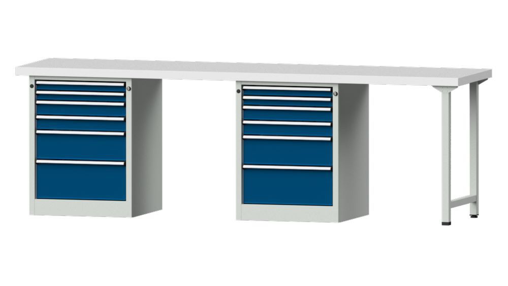 Produktbild Anke Kombiwerkbank Serie V 2800 Modell 916 V Kunststoffschichtplatte 