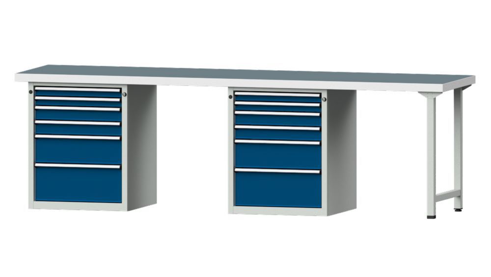 Produktbild Anke Kombiwerkbank 2800 x 700 x 850 mm Serie V 2800 Modell 916 V 