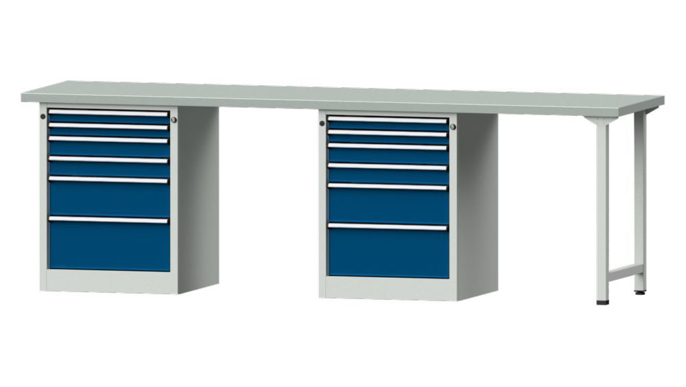 Produktbild Anke Kombiwerkbank Serie V 2800 Modell 916 V B 2800 x T 700 x H 890 mm