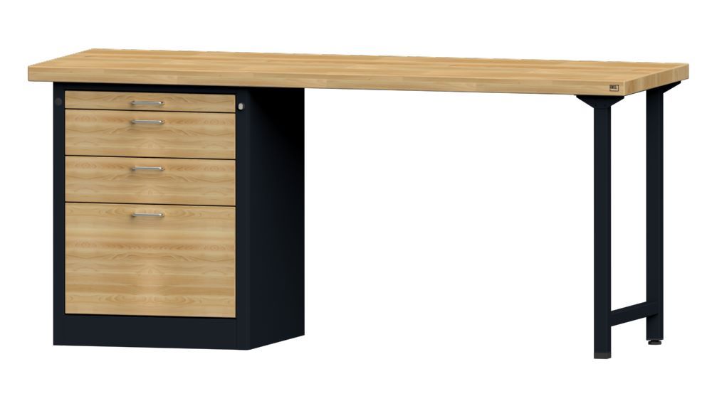 Produktbild Anke Kombiwerkbank Serie VH 1500 Modell 826 VH 2000 x 700 x 900 mm Buche-Massiv