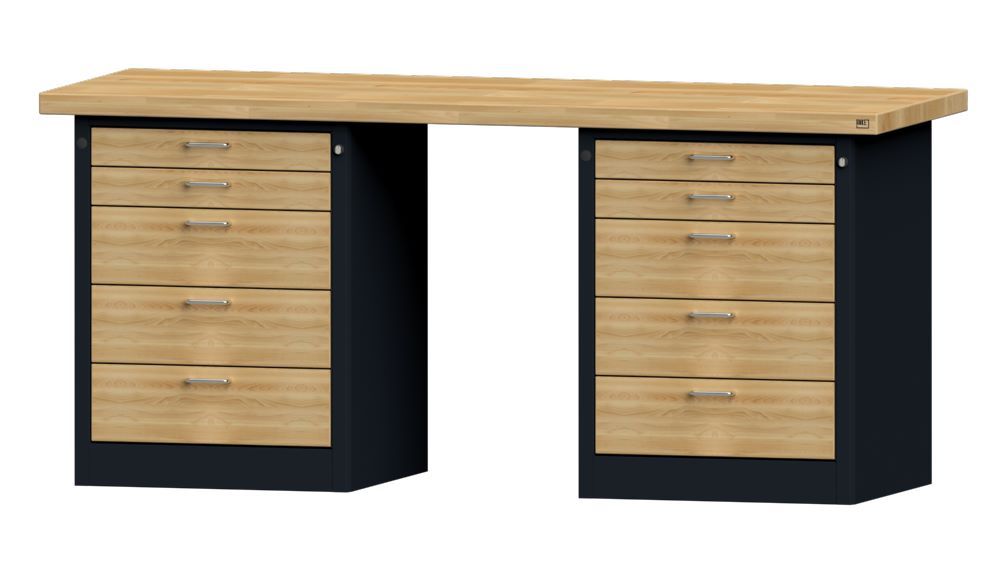 Produktbild Anke Kombiwerkbank Serie VH 2000 Modell 850 VH Breite 2000 x Tiefe 700 x Höhe 900 mm