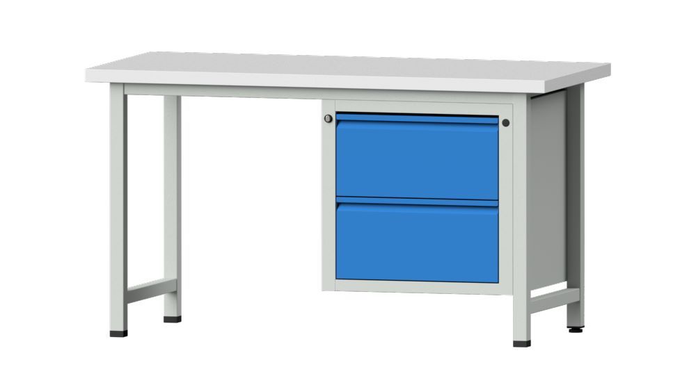 Produktbild Anke Kombiwerkbank 1500 x 700 mm Kunststoffplatte Serie E 1500 Modell 711 E