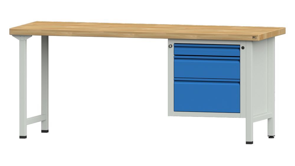 Produktbild Anke Kombiwerkbank 3 Schubladen Serie E 2000 Modell 730 E Buche