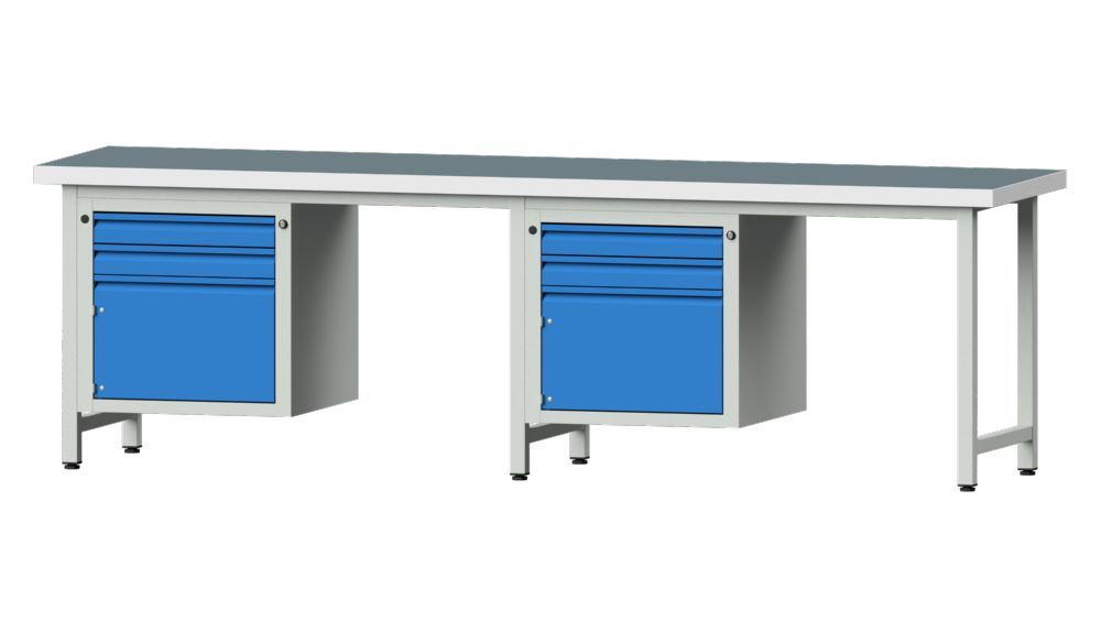 Produktbild Anke Kombiwerkbank Serie E 2800 Modell 732 E mit 2800 mm Breite