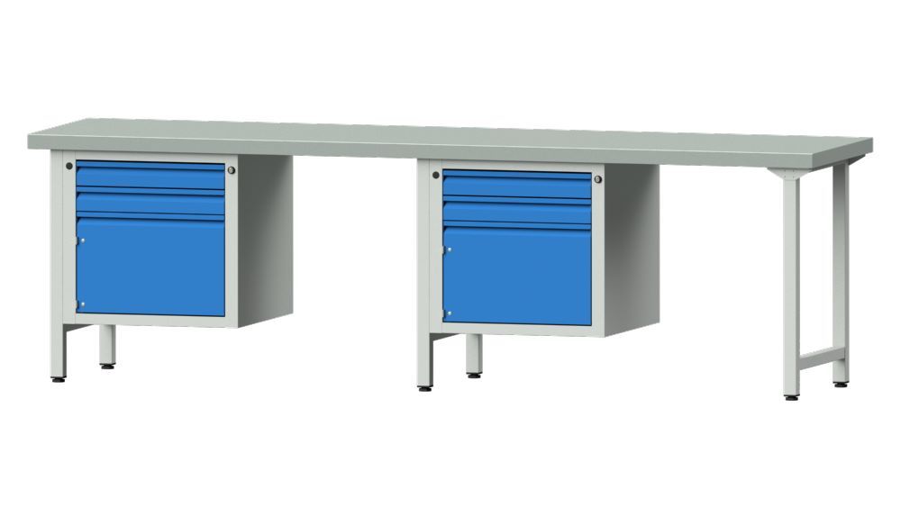 Produktbild Anke Kombiwerkbank 2800 x 700 mm Serie E 2800 Modell 732 E