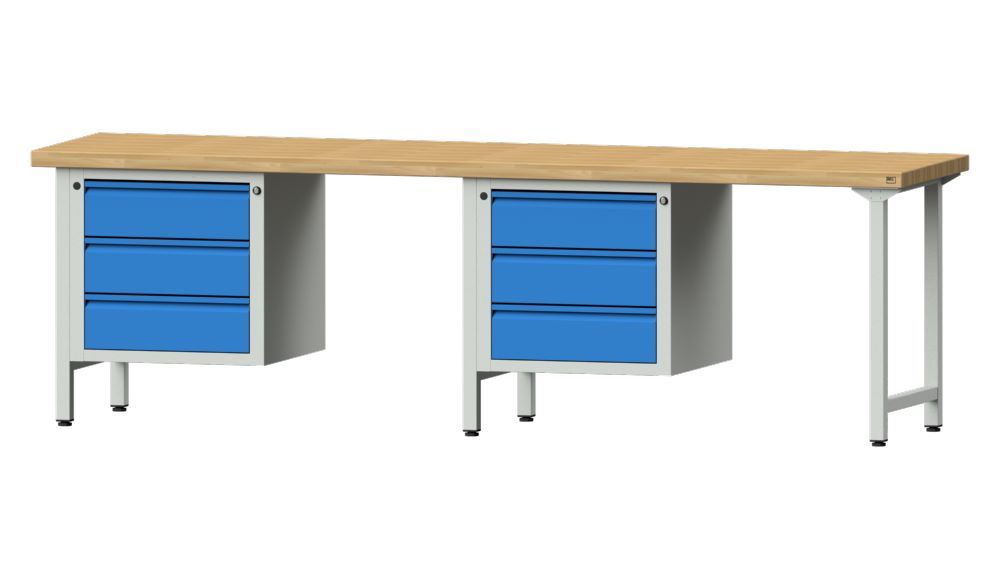 Produktbild Anke Kombiwerkbank 6 x 170 Schubladen Serie E 2800 Modell 736 E