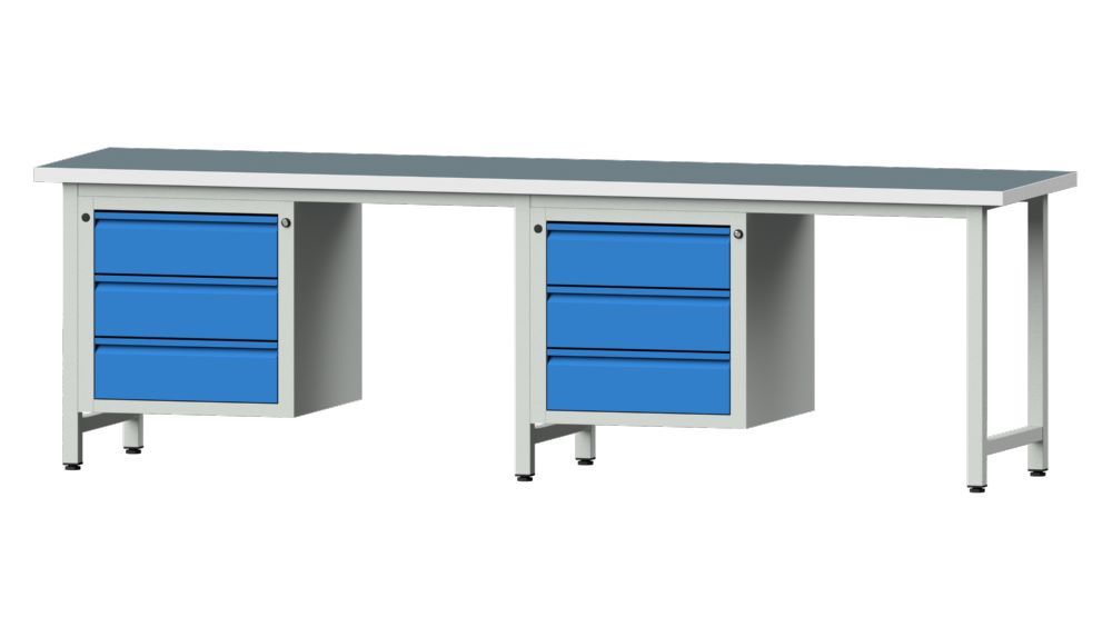 Produktbild Anke Kombiwerkbank mit 700 mm Tiefe Serie E 2800 Modell 736 E