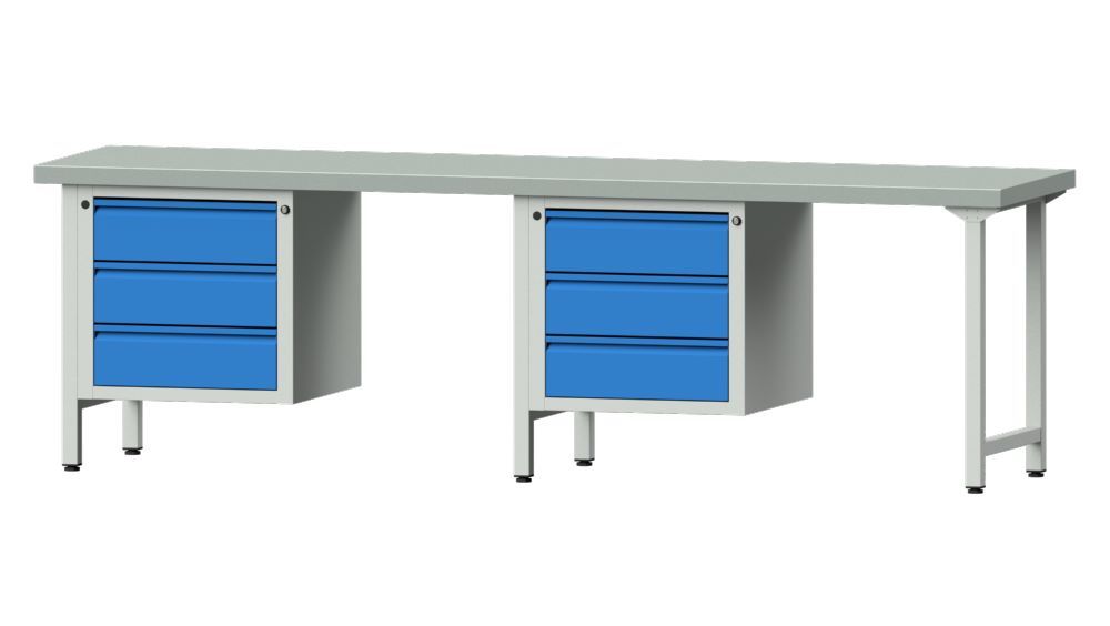 Produktbild Anke Kombiwerkbank Arbeitshöhe 850 mm Serie E 2800 Modell 736 E