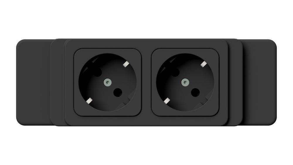 Produktbild Anke Mayer Doppelschukosteckdose 178 x 59 x 41 mm