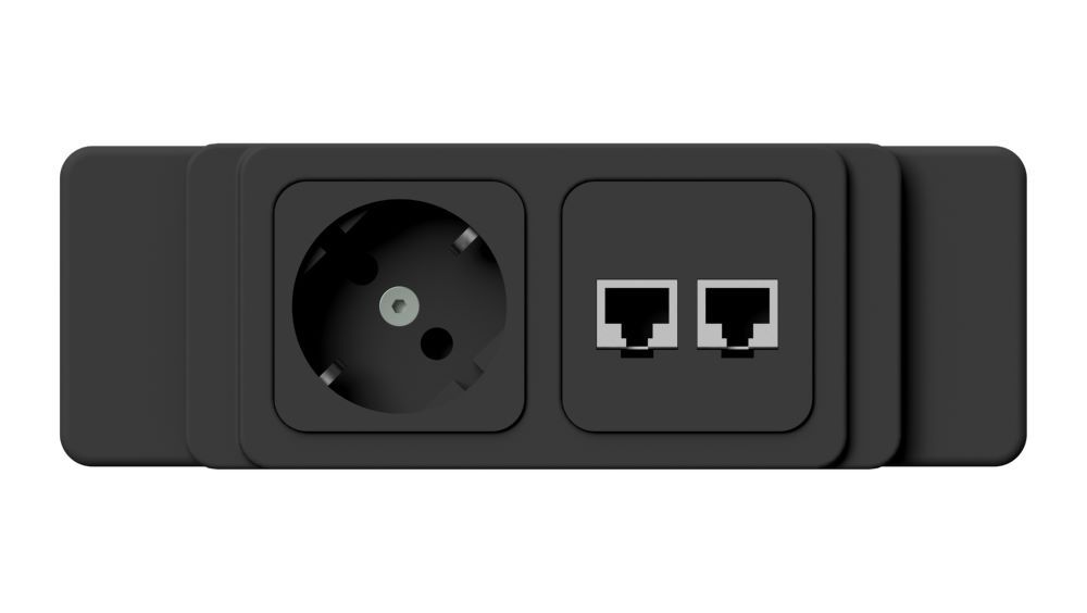 Produktbild Anke Mayer Energiemodul 178 x 59 x 41 mm 2 x Netzwerkanschluss