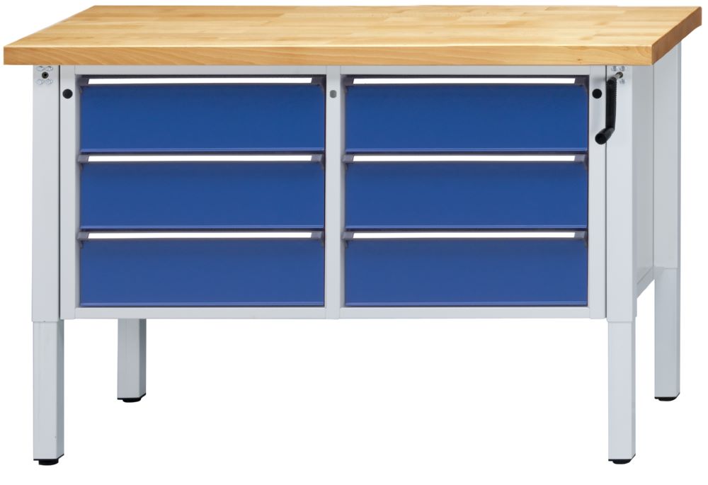 Produktbild Anke Mechanische Höhenverstellung mit Synchronantrieb für Werkbänke Breite 2000 mm