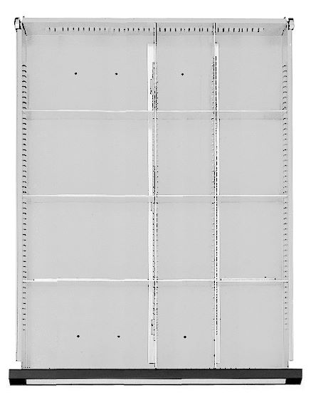 Produktbild Anke Schubladeneinteilungssatz 1/2-1/4T für Schublade 410 x 540 mm für FH 180-360 mm