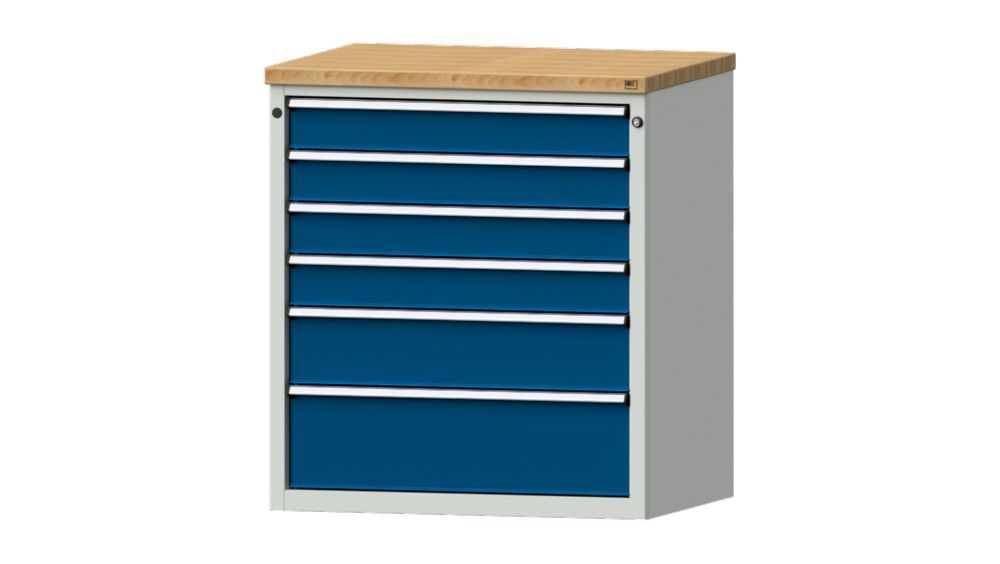 Produktbild Anke Schubladenschrank Serie V 910 Modell 3007 V B 915 x T 700 x H 1020 mm