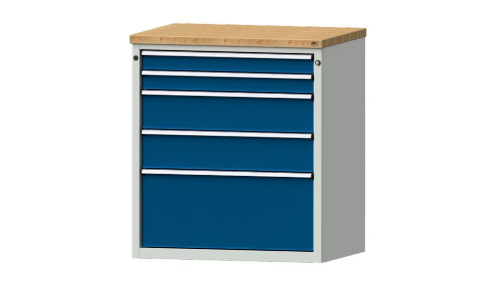 Produktbild Anke Schubladenschrank Serie V 910 Modell 3009 V Buche-Massiv