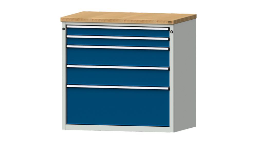 Produktbild Anke Schubladenschrank 1065 x 1020 mm mit 5 Schubladen V 1060 Modell 3009 V