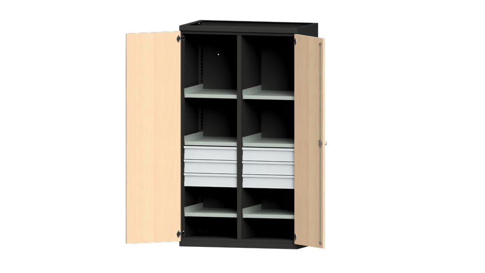 Produktbild Anke Schwerlastschrank Serie VH Modell 203 VH mit 6 Einlegeboden Höhe 1950 mm