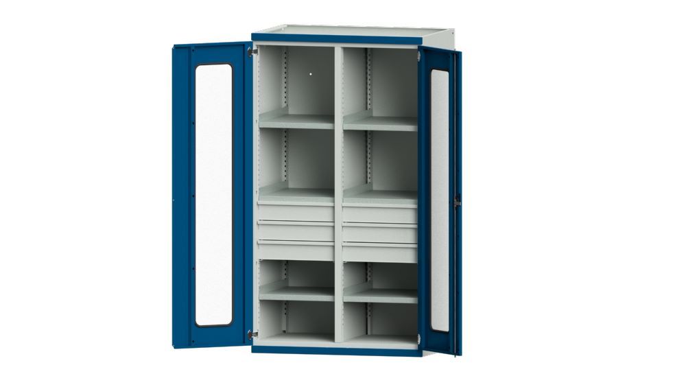 Produktbild Anke Schwerlastschrank mit Plexiglastüren 1085 x 1950 mm Serie V Modell 203