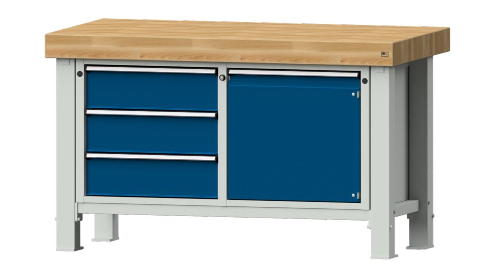 Produktbild Anke Schwerlastwerkbank 1500 x 800 x 900 mm Modell 106 VS