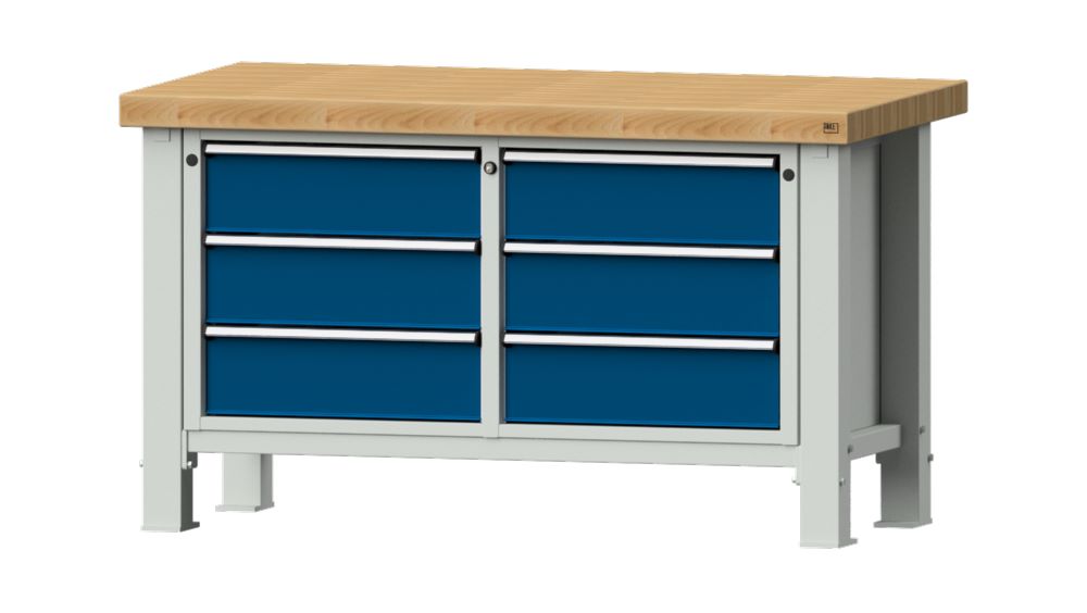 Produktbild Anke Schwerlastwerkbank 1500 x 800 x 865 mm Modell 108 VS