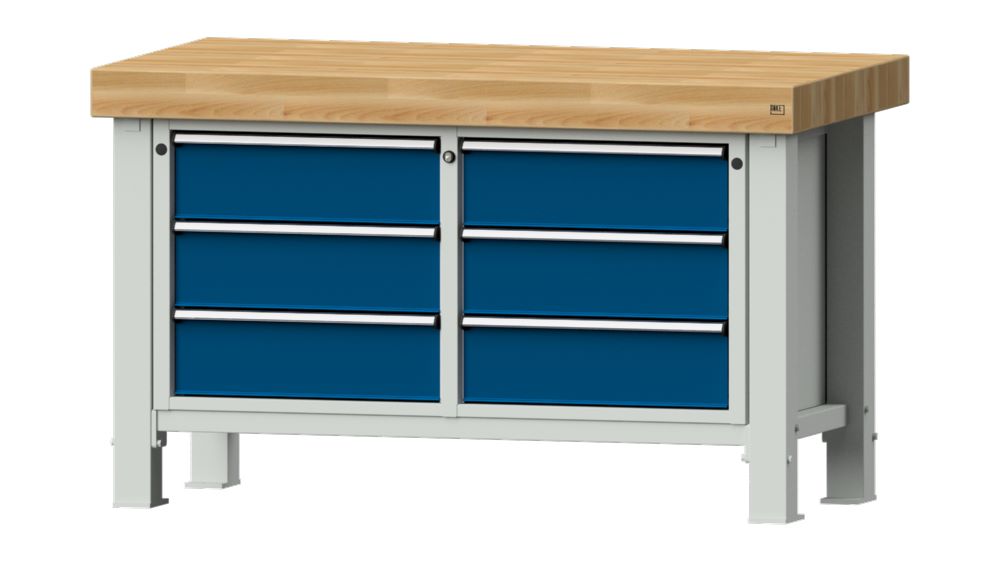 Produktbild Anke Schwerlastwerkbank 1500 x 800 x 900 mm Modell 108 VS