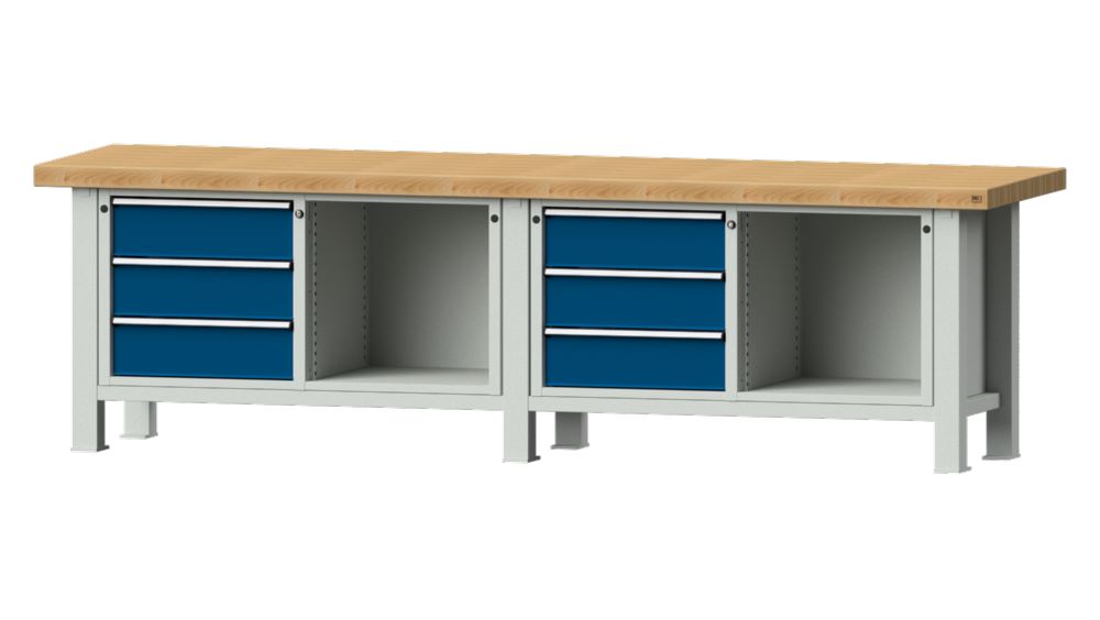 Produktbild Anke Schwerlastwerkbank 3000 x 800 x 865 mm Modell 103 VS