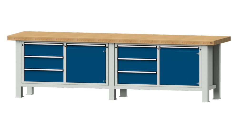 Produktbild Anke Schwerlastwerkbank 3000 x 800 x 865 mm Modell 106 VS