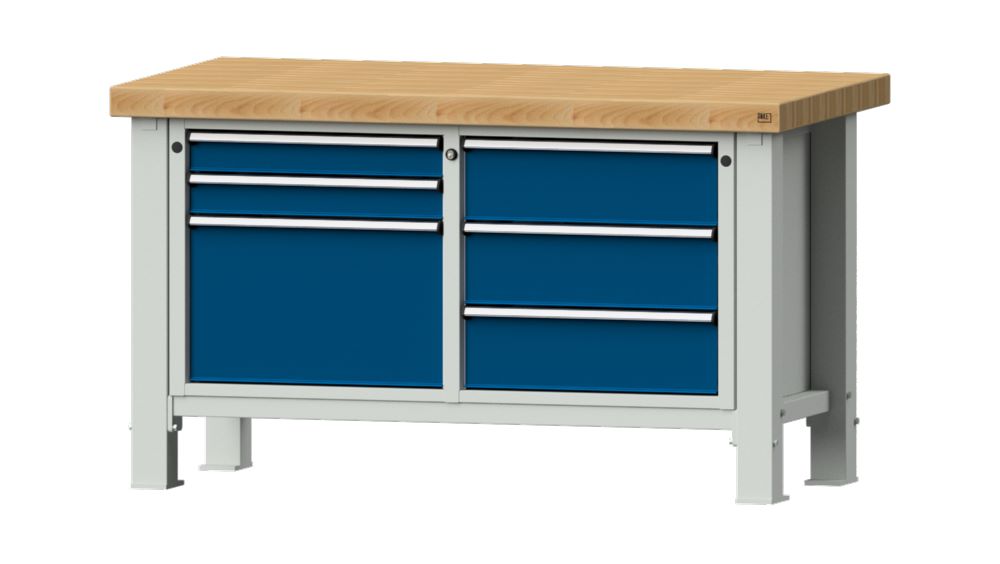 Produktbild Anke Schwerlastwerkbank 1500 x 800 x 865 mm Modell 207 VS