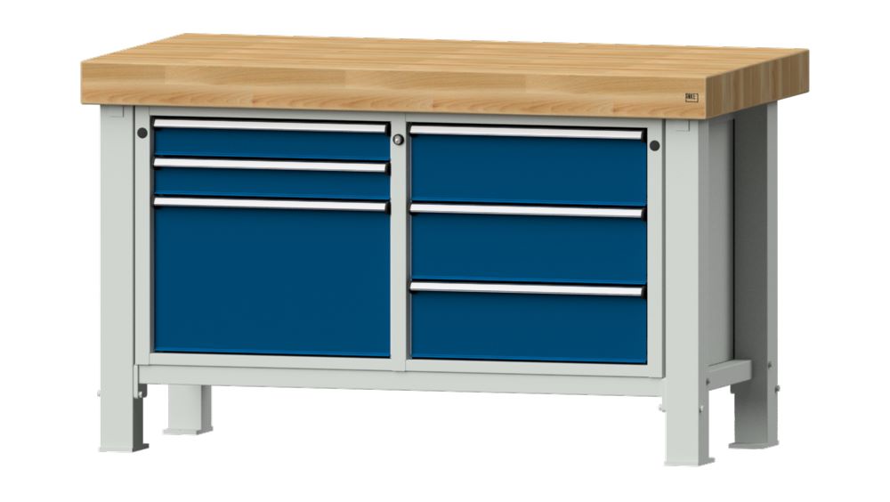 Produktbild Anke Schwerlastwerkbank 1500 x 800 x 900 mm Modell 207 VS