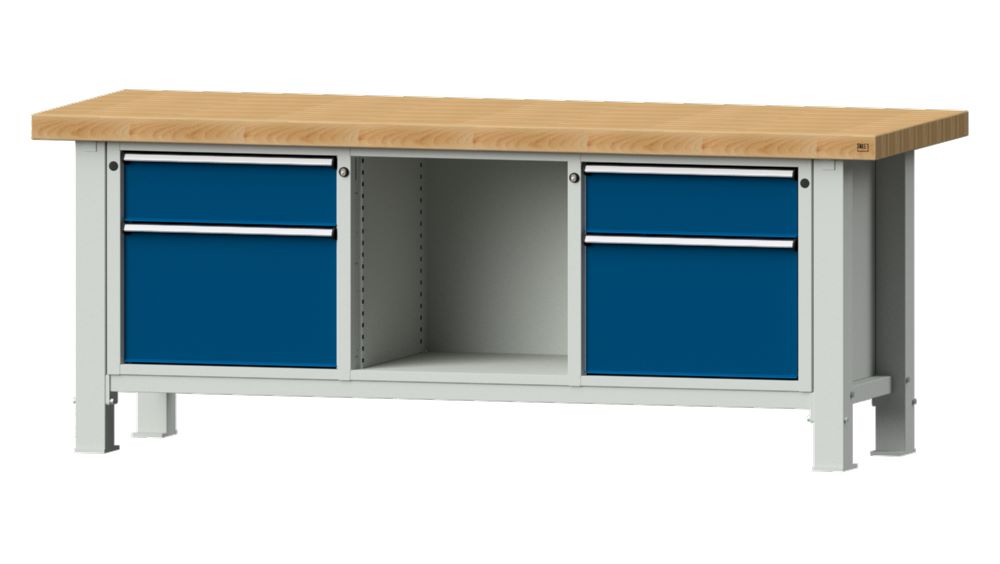 Produktbild Anke Schwerlastwerkbank 2250 x 800 x 865 mm Modell 219 VS