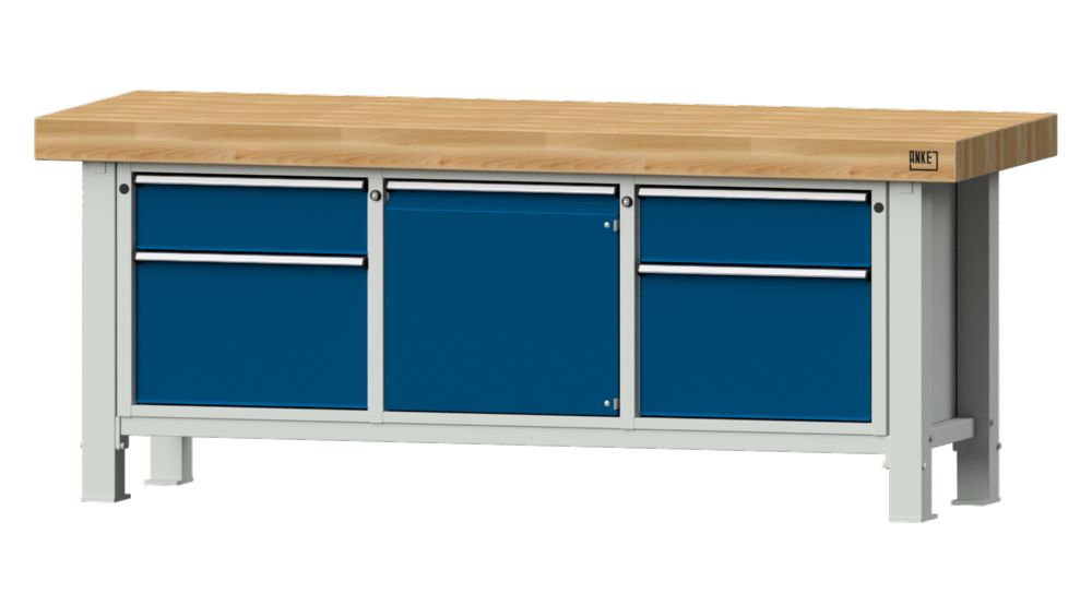 Produktbild Anke Schwerlastwerkbank 2250 x 800 x 900 mm Modell 221 VS