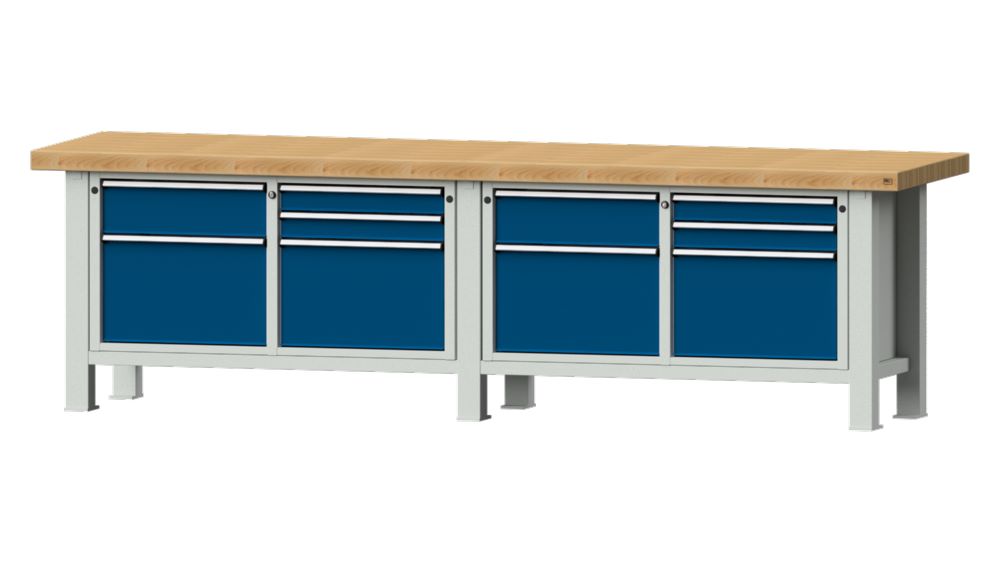 Produktbild Anke Schwerlastwerkbank 3000 x 800 x 865 mm Modell 230 VS