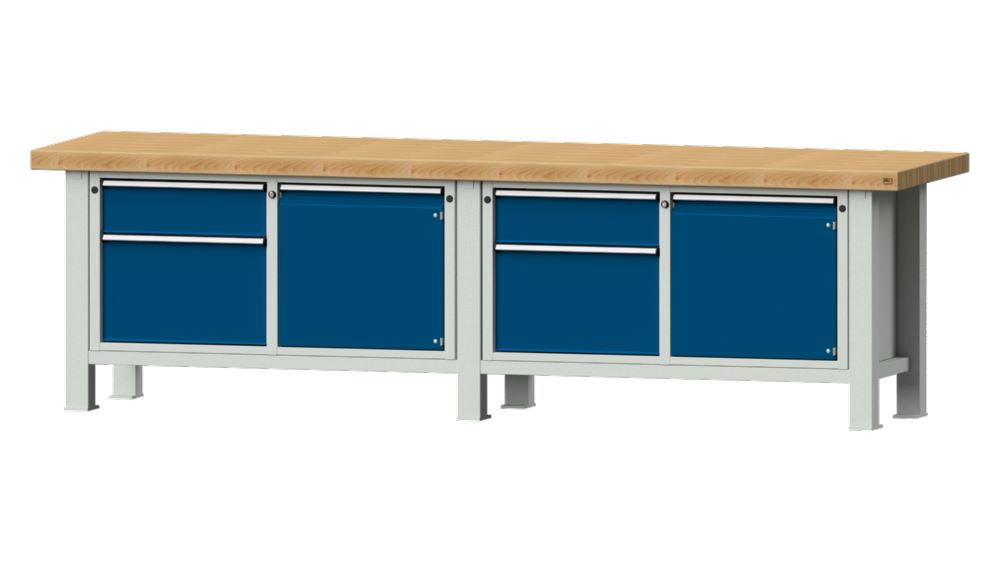 Produktbild Anke Schwerlastwerkbank 3000 x 800 x 865 mm Modell 232 VS