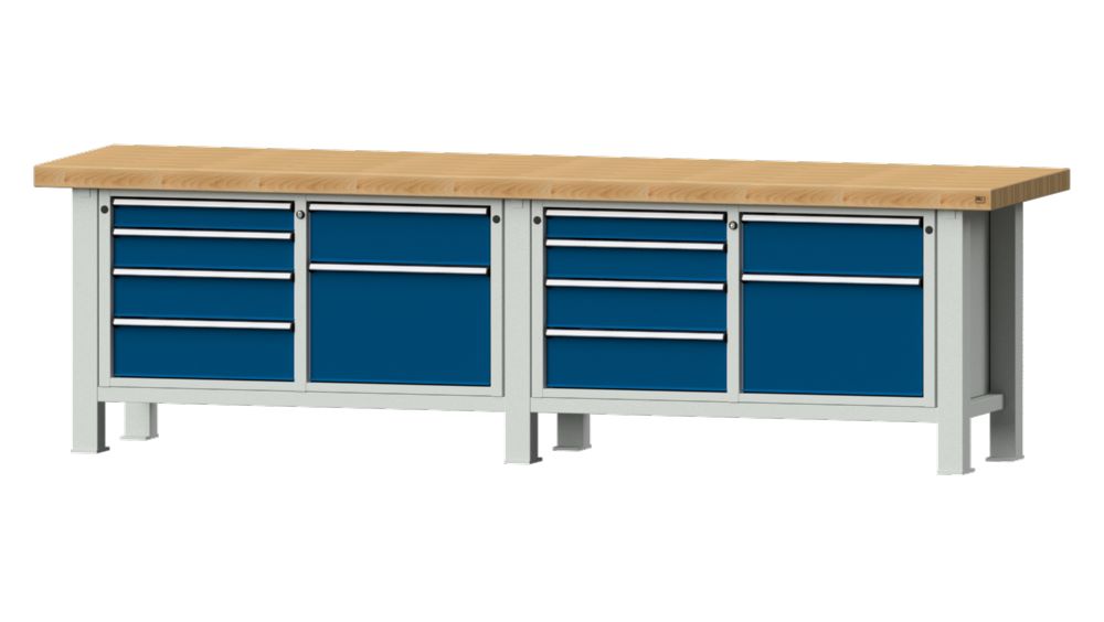 Produktbild Anke Schwerlastwerkbank 3000 x 800 x 865 mm Modell 237 VS