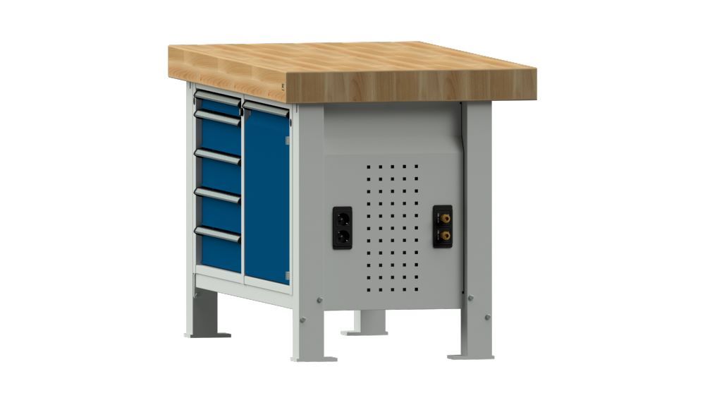 Produktbild Anke Systempaneel mit Energieversorgung RAL 7035 523 x 32 x 638 mm