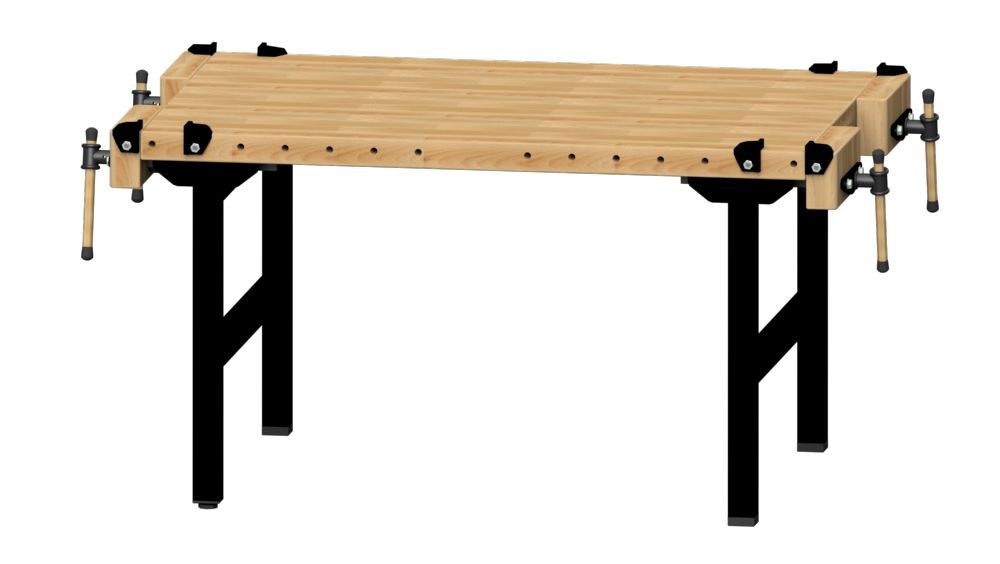 Produktbild Anke Universalwerkbank 1500 x 1000 x 850 mm Modell 531 4 Arbeitsplätze