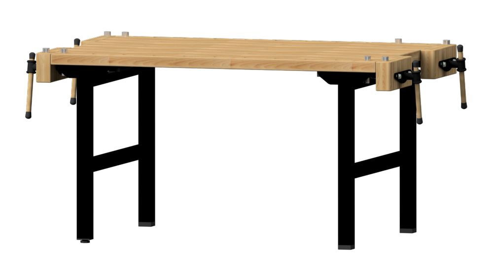 Produktbild Anke Universalwerkbank 1500 x 1000 x 835 mm Modell 532 4 Arbeitsplätze