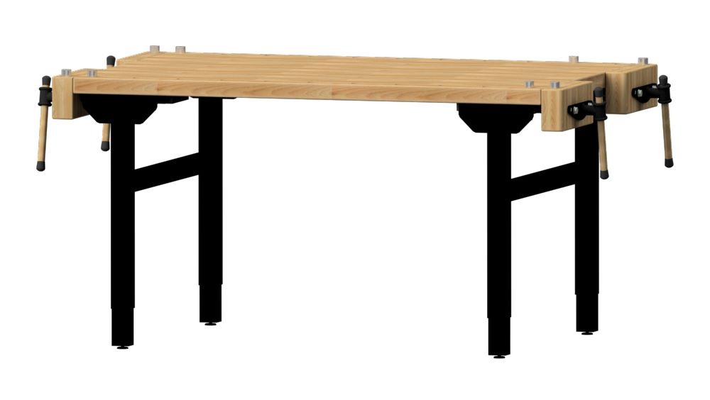 Produktbild Anke Universalwerkbank 1500 x 1000 x 750-1050 mm Modell 532 4 Arbeitsplätze