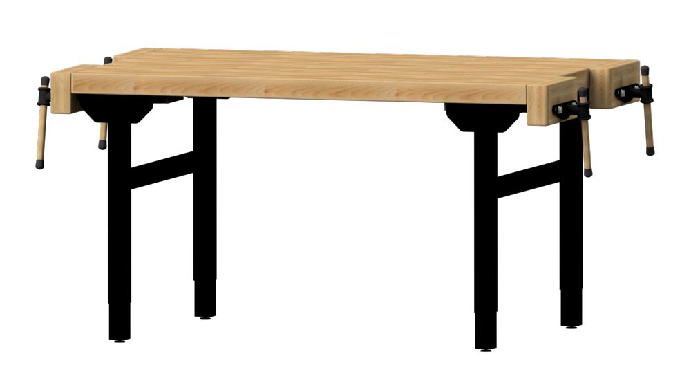 Produktbild Anke Universalwerkbank 1500x1000x750-1050 mm Modell 533 4 Arbeitsplätze BMP 65 mm